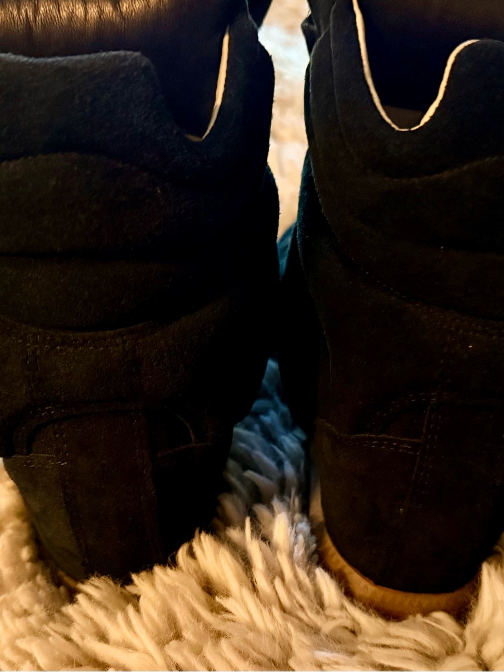 Isabel Marant Black Suede Bekett Sneakers size EU 39/ US 9 - EUC - Picture 3 of 13